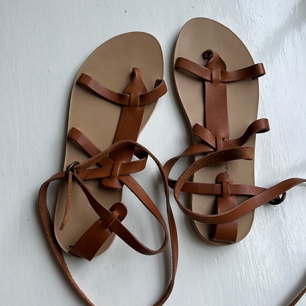 Valia Gabriel Greek leather sandals size  39